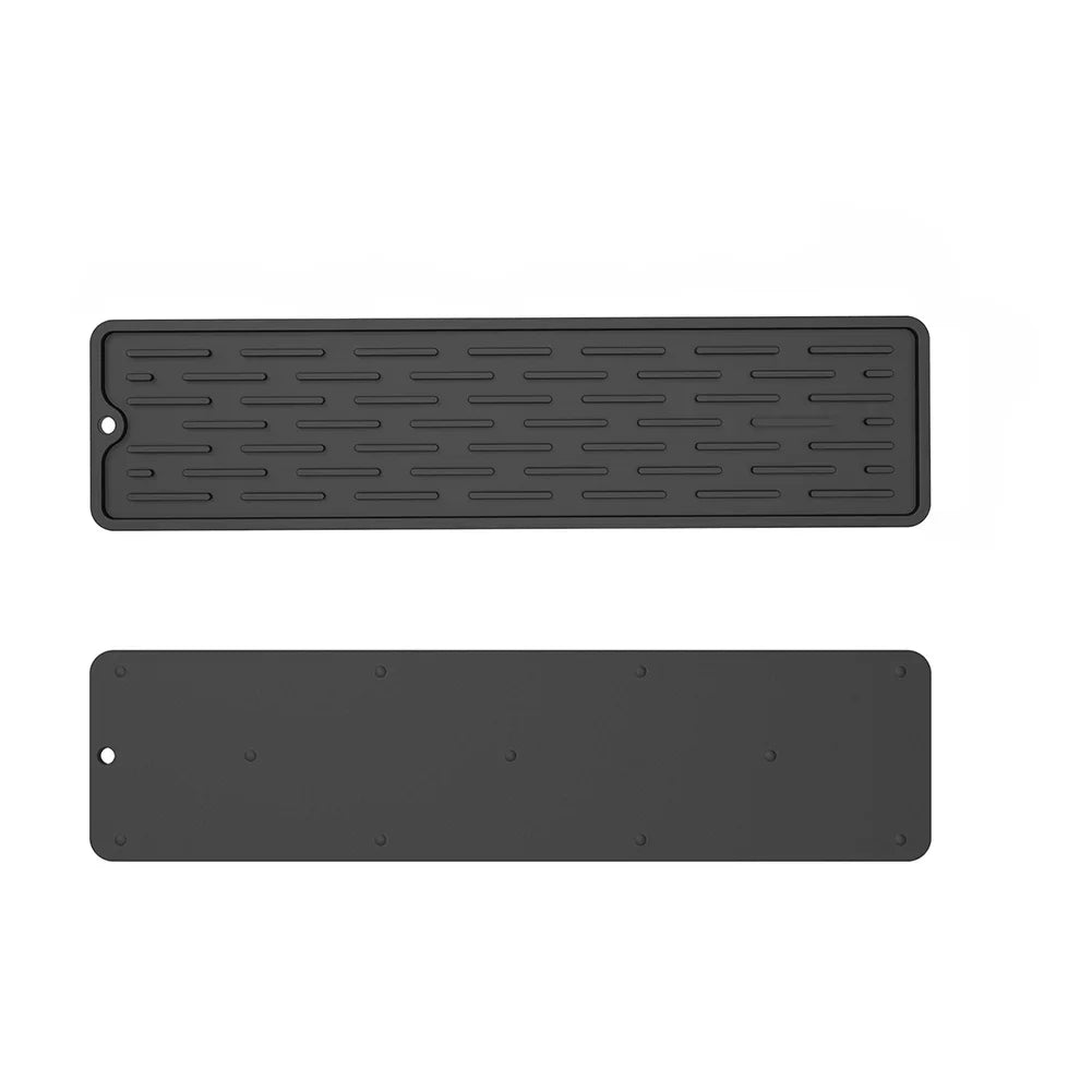 55/35cm Silicone Tableware Cushion Anti Slip Sink Tray Kitchenware Protection Mat Dish Drying Cushion Pad Storage Sink Drain Mat