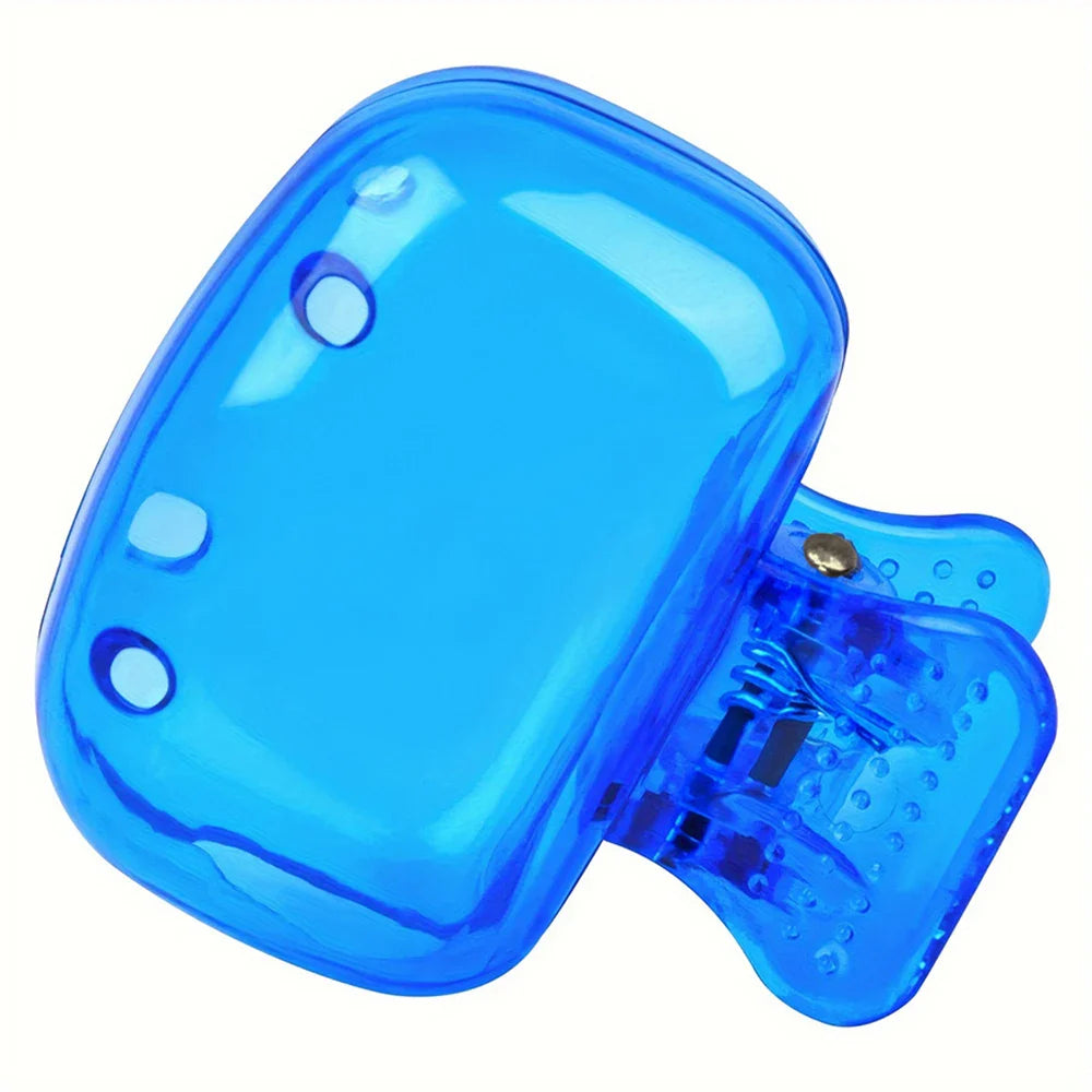 Travel Toothbrush Head Covers Toothbrush Protector Cap Brush Pod Case Protective Portable Plastic Clip For Household Travel