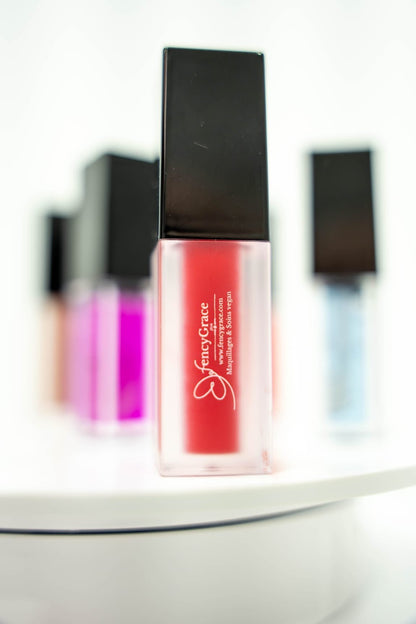 Matte Lip Stain True 77 - Long-Lasting Vegan Lipstick | FencyGrace